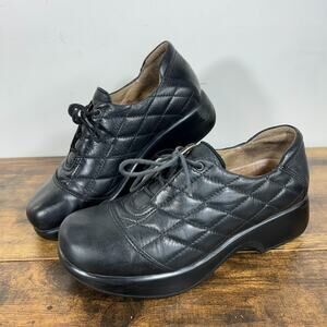Dromedaris Shoes Women Black Merlin Professional 7.5 EU 38 Platform Nurse